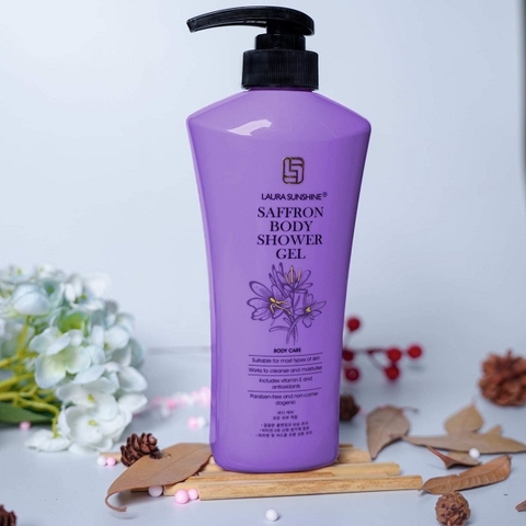 SAFFRON BODY SHOWER GEL - Sữa Tắm Nhụy Hoa Nghệ Tây Nhật Kim Anh