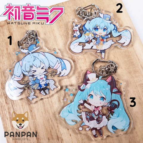 Móc khóa Anime DELUXE Hatsune Miku Snow Parade & Magical Mirai 2019 (6cm)