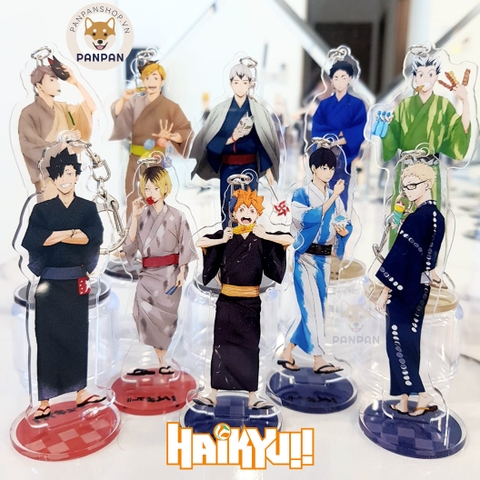 Móc khóa kèm Standee Haikyuu Lễ Hội (10cm)