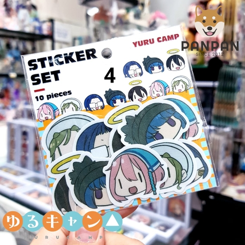 Sticker Set Yuru Camp (10 HÌNH)