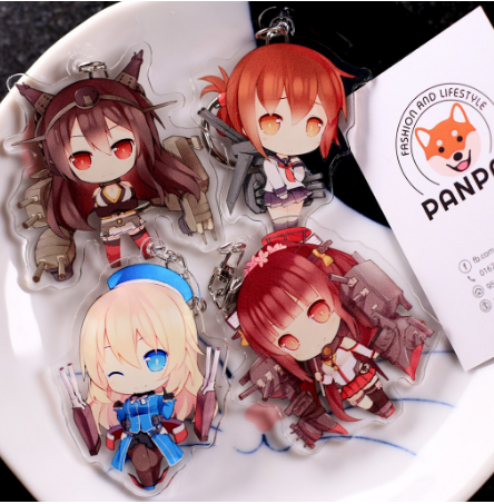 Móc khoá anime mica acrylic Kantai Collection 2 (6cm)