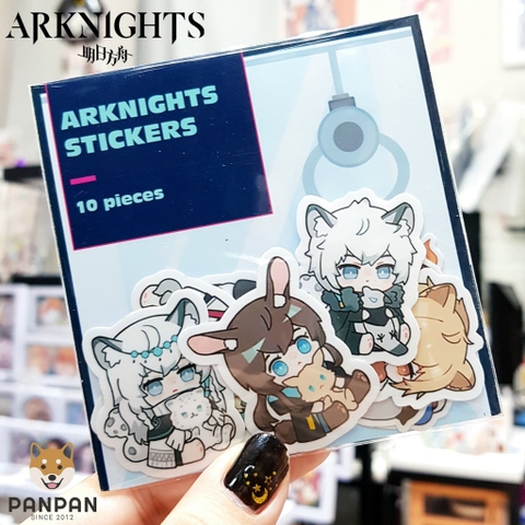 Sticker Set Arknights phiên bản Máy Gắp Thú (10 HÌNH)