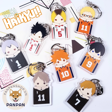 Móc Khoá Anime Mica Acrylic Haikyuu To The Top 8 nhân vật (5m) - Haikyu