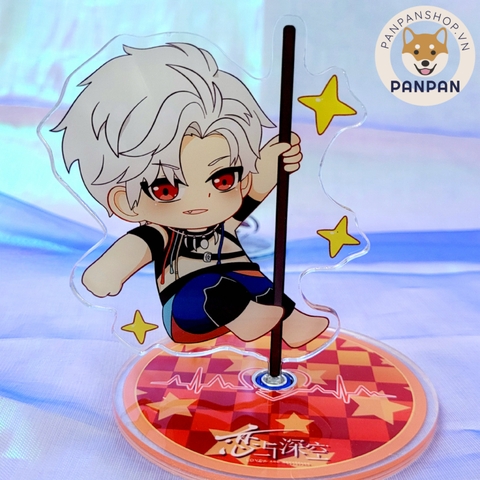 Standee xoay cột Love and Deepspace (10cm) Sylus, Rafayel, Xavier, Zayne