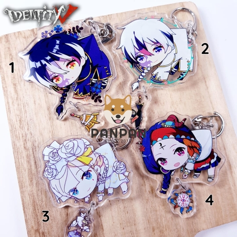 Móc khoá anime mica acrylic Identity V Treo 4 (6cm)