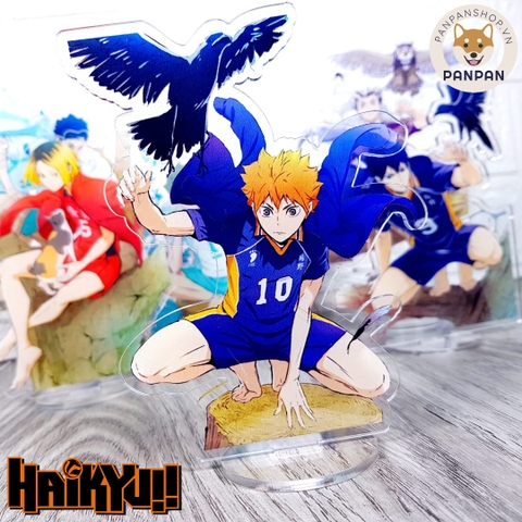 Mô Hình Standee acrylic Anime Haikyuu thiên nhiên - 8 nhân vật (15cm)