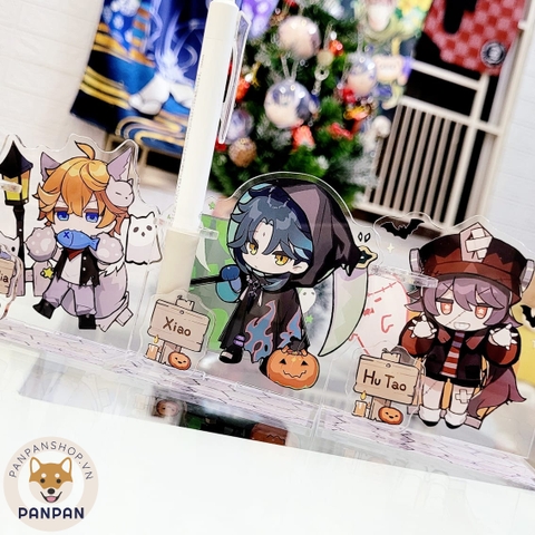 Mô Hình Standee đựng viết Anime Genshin Impact Halloween (9CM)