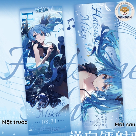 Thẻ Hatsune Miku ticket 2 mặt