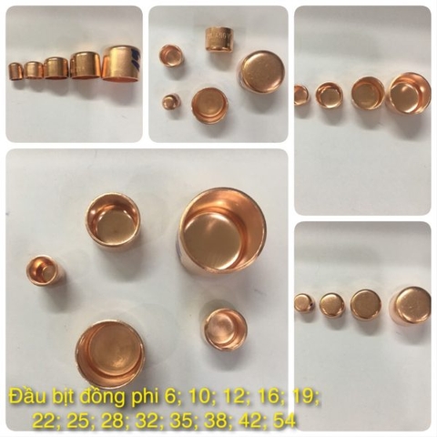 Đầu bịt đồng D6