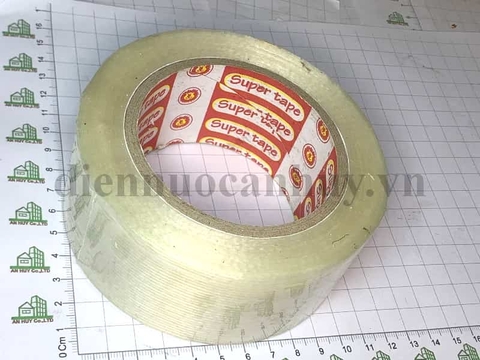 Băng dính sợi thủy tinh 1 sợi bản rộng 4.8cm dài 50m