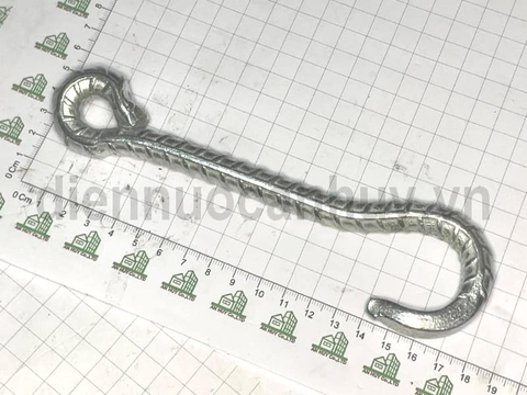 móc quạt trần không đế dài 15 cm, dùng khi đổ bê tông trần nhà