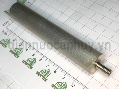 thanh magie bình nóng lạnh Ariston Ferroli chân to M6 ren inox