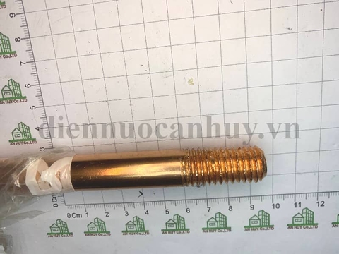 Cọc tiếp địa thép mạ đồng phi 16 dài 2.4m dễ dàng đóng sâu xuống nền đất