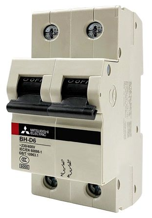 Aptomat Mitsubishi BH-D6 2P 50A C N