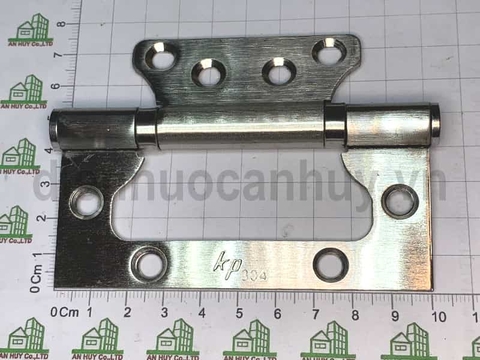 Bản lề cánh bướm 1 chiều inox 201 KP 100x48
