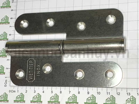Bản lề cối inox 201 Việt Tiệp 08125 bên trái 125x52x3