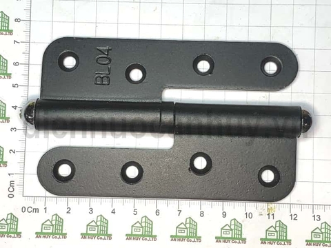 Bản lề cối sơn đen 115x43 vế phải BL04