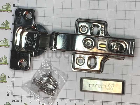 Bản lề thẳng giảm chấn FULCO Inox 304 xịn (Tháo lắp nhanh) - Tự đóng êm, chống gỉ sét