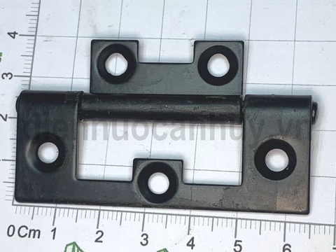 Bản lề lá 1 chiều sơn đen sắt mỏng 66x25 mm