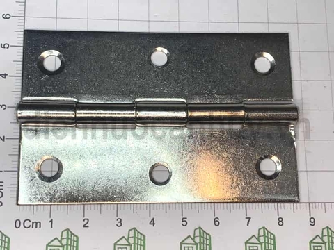 Bản lề lá 100 inox 201 mỏng Hammered (hộp 20 cái)