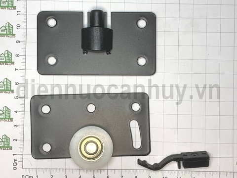 Bánh xe cửa lùa gỗ bánh lõm dùng với ray dương