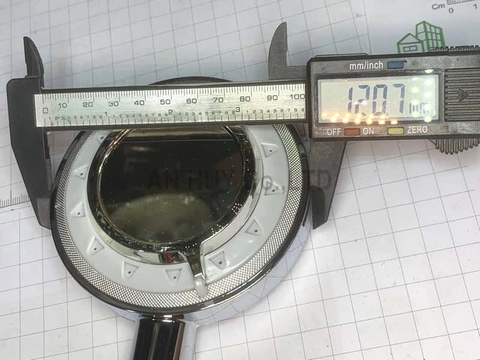 Bát sen cong tăng áp chỉnh 3 chế độ mầu Ghi