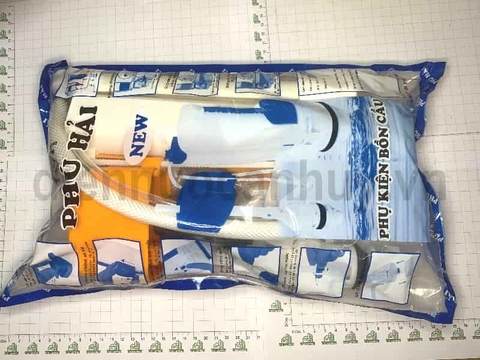 Bộ cấp xả nước bồn cầu loại 2 nút nhấn Phú Hải