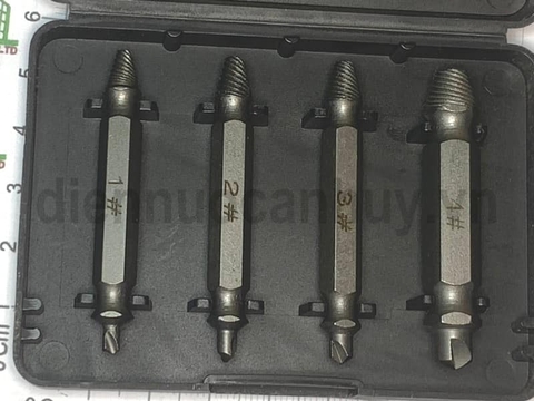 Bộ tháo bulong vít gẫy 4 chi tiết