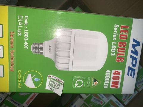 Bóng đèn đui xoáy Led Bulb MPE 40W