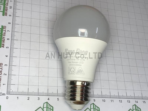 Đèn led tròn rạng đông A60N3/7W.H 7W as trắng