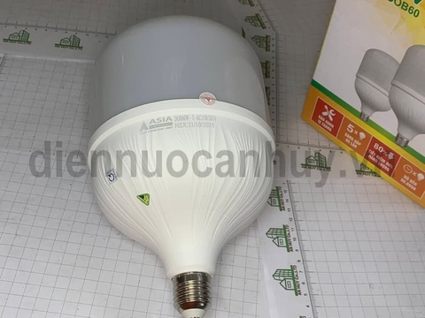 Bóng đèn trụ Asia 60w as trắng