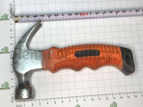 Búa nhổ đinh lùn cán thép bọc nhựa 0.25kg