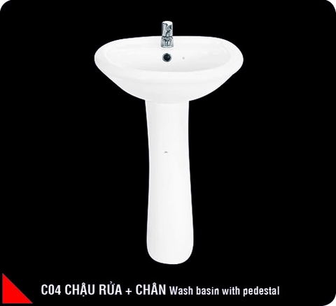 Chậu rửa mặt treo tường - C04