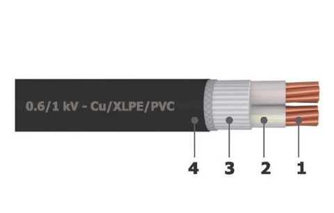 Cáp đồng 1, 2, 3 4 lõi 0.6/1kV _ Cu/XLPE/PVC