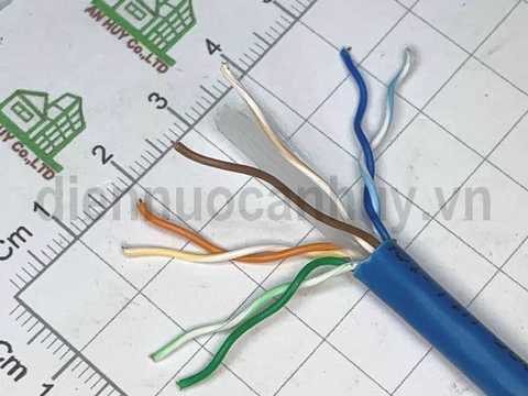 Cáp mạng Cat6 UUTP Trần Phú COSO (Made in Korea). Cuộn 305m chuẩn UL lõi đồng 23AWG