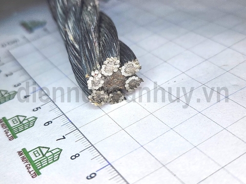 Dây cáp thép sắt mạ không bọc 17 (Cáp thép mạ 6x12+7FC 17.0 mm)