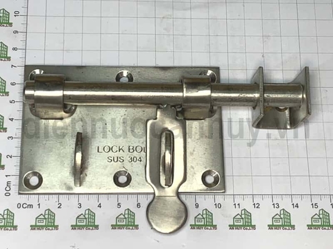 Chốt ngang inox 201 đế vuông loại to 70x105 mm