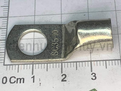 Cốt đồng ngắn mạ trắng SC35-10mm