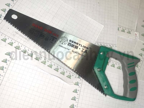 Cưa cầm tay bản to 14 inch dài 350 mm mài 3 mặt Berrylion