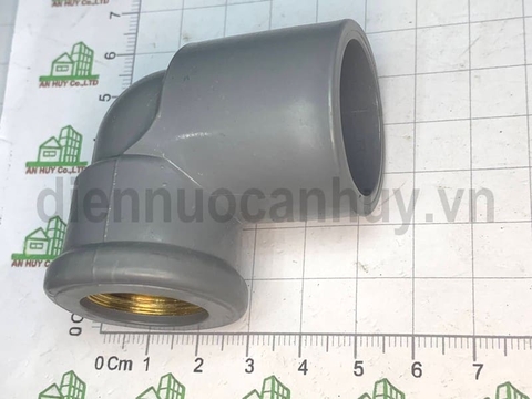 Cút nhựa PVC ren trong đồng ống 27-12 inch