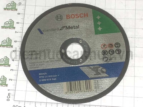 Đá cắt sắt xịn chính hãng Bosch 105x1.2x16 mm