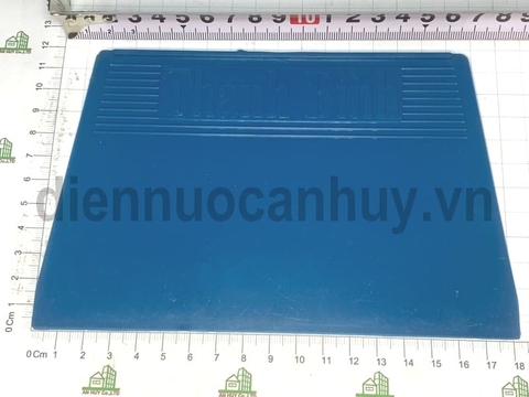 Dao nhựa trét bột Thanh bình mầu xanh nhỏ 18cm