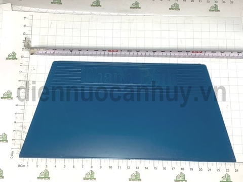 Dao nhựa trét bột Thanh bình mầu xanh to 24cm