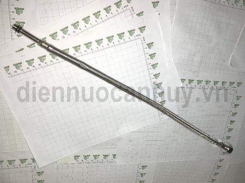 Dây cấp kim inox trắng 40cm TH