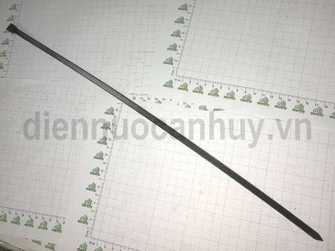 Dây thít nhựa 50cm bản nhỏ mầu đen túi 100 cái (8x500 mm)