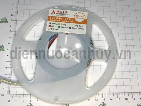 Đèn led dán Asia 12V 5mcuận - 18W as trắng