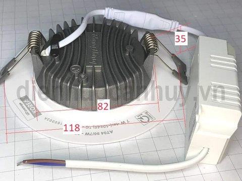 Đèn led downlight Rạng Đông D AT02 ĐM 90/7W Đổi Mầu