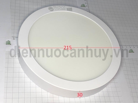 Đèn led ốp trần Rạng Đông D LN09L 225/18W khung sắt tròn as Vàng
