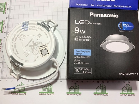 Đèn Led Panasonic downlight 9W ánh sáng trắng