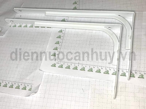 Giá đỡ sắt sơn trắng thường dài 40cm